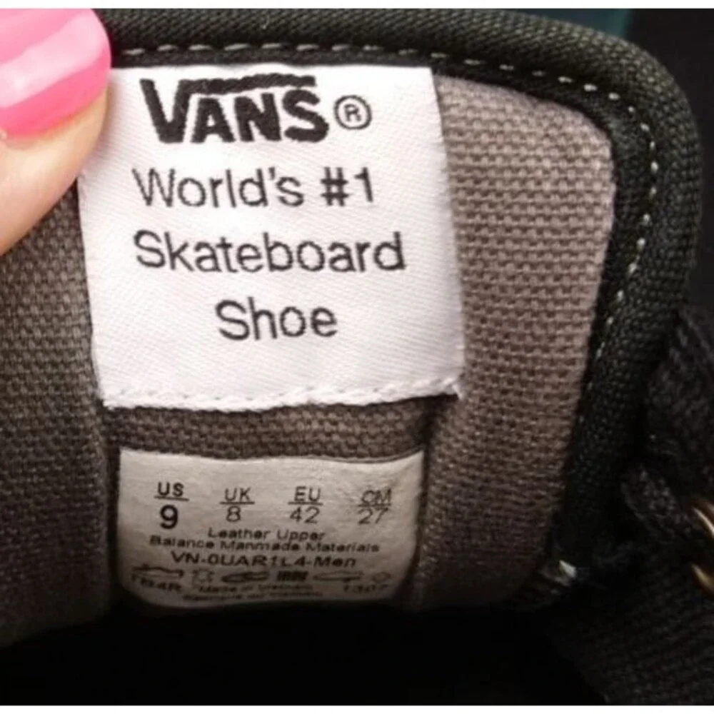 Vans Chima Ferguson Sydney Pro Black Suede Sneakers Size 9
